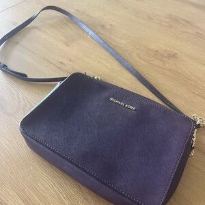 Michael Kors Dark Purple Crossbody Bag